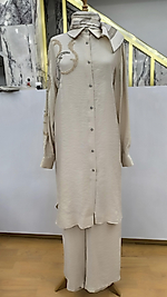 Bej Pantolonlu Takım