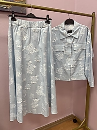 Bebe Mavisi Jabal Sun Etek~Gömlek Takım