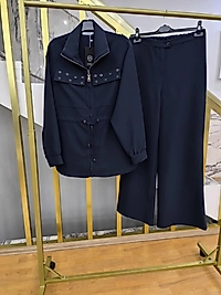 Lacivert Pantolonlu Takım